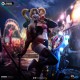 Estatua de Harley Quinn de Iron Studios con detalles coloridos