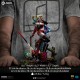 Estatua de Harley Quinn de Iron Studios con detalles coloridos