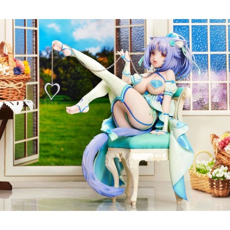 Nekopara Estatua PVC 1/7 Cinnamon en silla