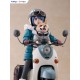 Estatua de Rin Shima en scooter de Laid Back Camp