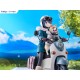 Estatua de Rin Shima en scooter de Laid Back Camp