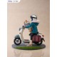 Estatua de Rin Shima en scooter de Laid Back Camp