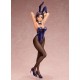 Estatua de Sae Hinata con traje de conejita púrpura