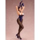 Estatua de Sae Hinata con traje de conejita púrpura