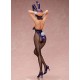 Estatua de Sae Hinata con traje de conejita púrpura