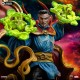 Estátua Dr. Strange da Marvel escala 1/10, 47 cm de altura.