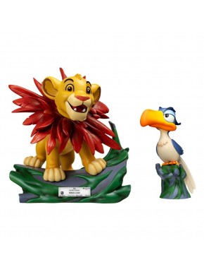 Estatuas Simba y Zazu de El Rey León 31 cm
