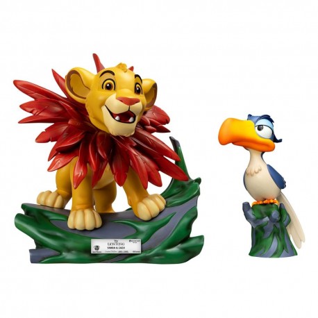 Estatuas Simba y Zazu de El Rey León 31 cm