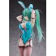 Statue PVC 1/4 Lapin-chan Vert 43 cm de Partylook