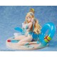Statue d'Emile Bertin d'Azur Lane en maillot de bain bleu