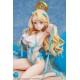 Statue d'Emile Bertin d'Azur Lane en maillot de bain bleu