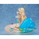 Statue d'Emile Bertin d'Azur Lane en maillot de bain bleu