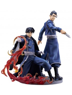 Estatua de PVC de Roy Mustang y Maes Hughes