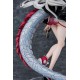 Estatua PVC Tatsuzaki Ryou con detalles en blanco y rojo