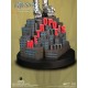 Estátua prateada Metropolis Maschinenmensch em base detalhada