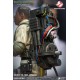 Estatuas de Ghostbusters Peter Venkmann y Winston Zeddemore