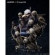 Estatua Satoru Gojo Jujutsu Kaisen con esqueletos en PVC