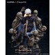 Estatua Satoru Gojo Jujutsu Kaisen con esqueletos en PVC