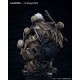 Estatua Satoru Gojo Jujutsu Kaisen con esqueletos en PVC