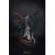 Estátua de Pontiff Sulyvahn de Dark Souls com luz em polirresina