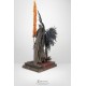 Estatua de Pontiff Sulyvahn de Dark Souls con luz en poliresina