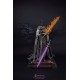 Estatua de Pontiff Sulyvahn de Dark Souls con luz en poliresina