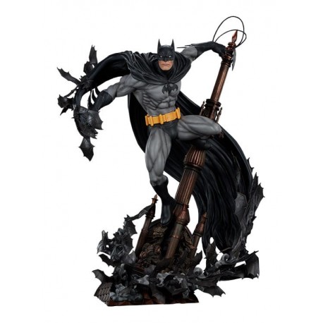 Estátua do Batman Black Variant de 68 cm em polirresina
