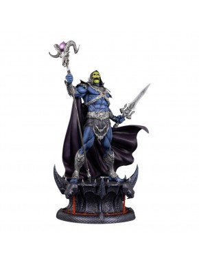 Estatua de Skeletor de 63 cm con báculo y espada
