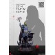 Estátua Skeletor de 63 cm com bastão e espada