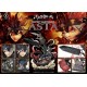 Estátua de Asta de Black Clover com espada e efeitos mágicos