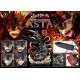 Estátua de Asta de Black Clover com espada e efeitos mágicos