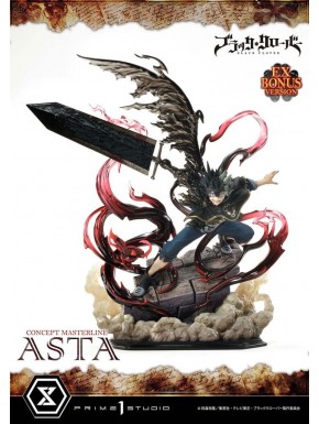 Statue 1/6 Asta Black Clover avec épée et ailes noires