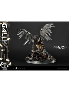 Estatua de Alita con alas de 43 cm en pose dinámica