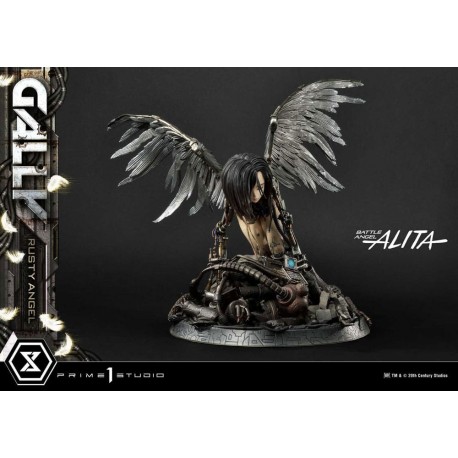 Estatua de Alita con alas de 43 cm en pose dinámica