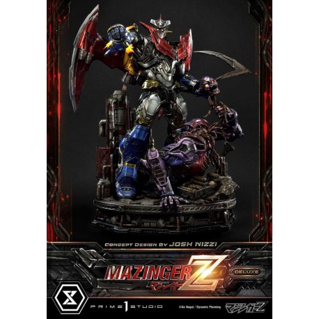 Statue Mazinger Z par Prime 1 Studio avec lumières LED et détails étonnants.