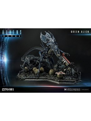 Estatua de Queen Alien en diorama de batalla de Prime 1 Studio