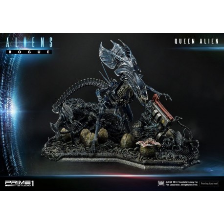 Estátua de Queen Alien em diorama de batalha da Prime 1 Studio