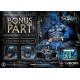 Statue Batman Tactical Throne avec base Batcave et éclairage LED