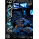 Statue Batman Tactical Throne avec base Batcave et éclairage LED