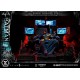 Statue Batman Tactical Throne avec base Batcave et éclairage LED