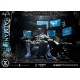Statue Batman Tactical Throne avec base Batcave et éclairage LED