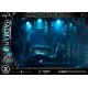 Statue Batman Tactical Throne avec base Batcave et éclairage LED