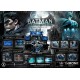 Statue Batman Tactical Throne avec base Batcave et éclairage LED