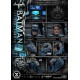 Statue Batman Tactical Throne avec base Batcave et éclairage LED