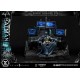 Statue Batman Tactical Throne avec base Batcave et éclairage LED