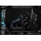 Statue Batman Tactical Throne avec base Batcave et éclairage LED