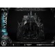 Statue Batman Tactical Throne avec base Batcave et éclairage LED