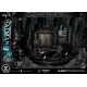 Statue Batman Tactical Throne avec base Batcave et éclairage LED