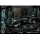Statue Batman Tactical Throne avec base Batcave et éclairage LED