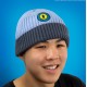 Bluish-gray and dark gray Rico Brawl Stars beanie